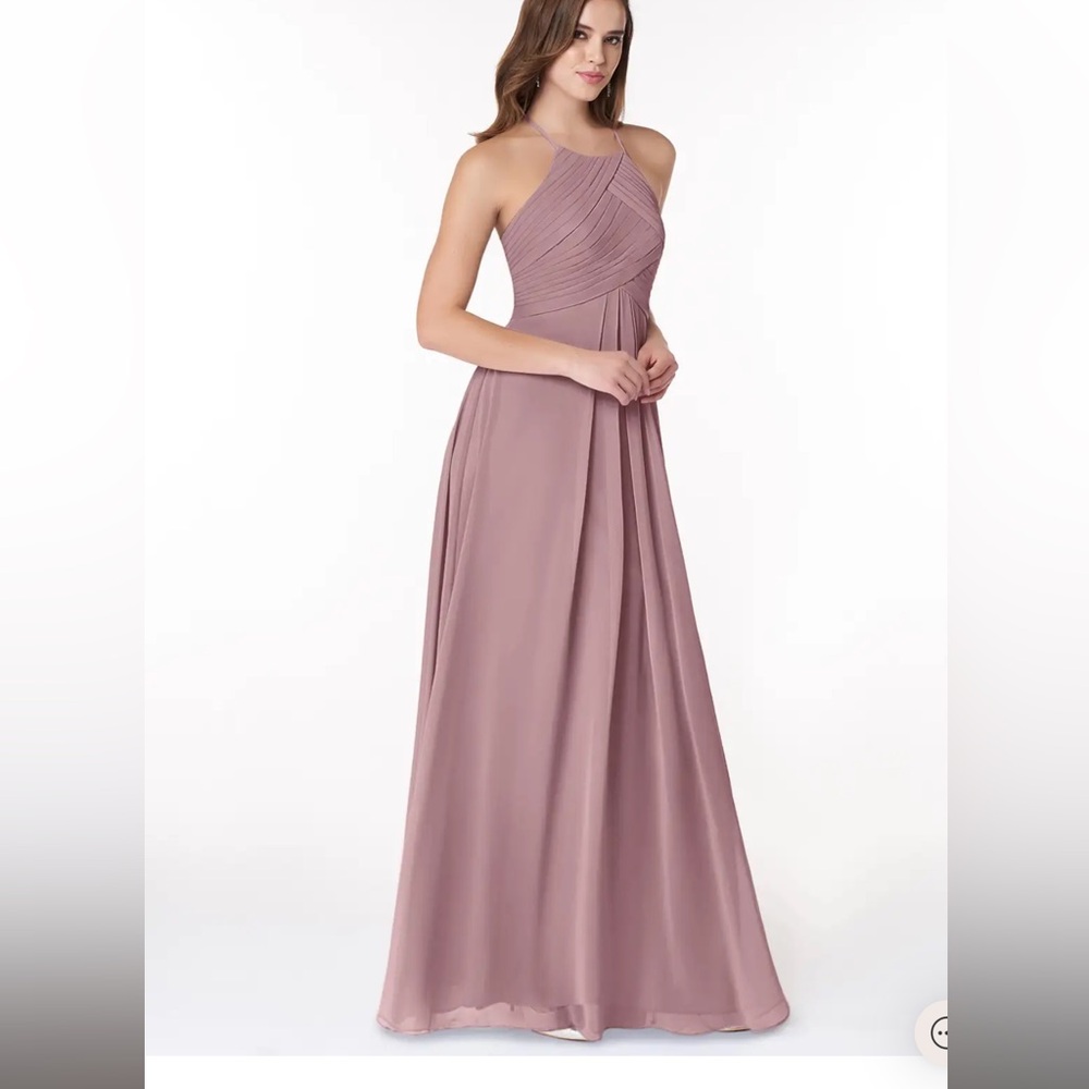 Azazie Ginger Dress in Dusty Rose - Size 4